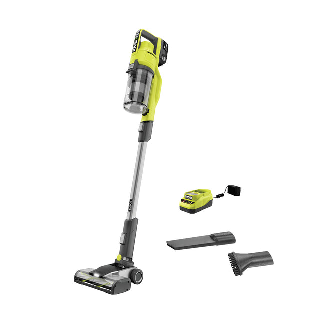 RYOBI Aspiradora inalámbrica portatil para piso y techo ONE+ 18V PCL720K