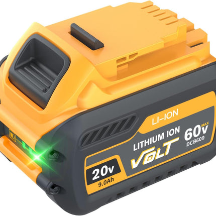 GENERICA  Bateria de 9.0Ah 60/20Volt MAX compatible con DEWALT DCB609
