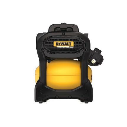 DEWALT Compresor de aire, 2.5 galones, inalámbrico de 20V, Motor Brushless, Incluye Bateria y Cargador DCC2520T1