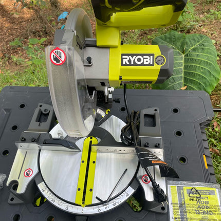 RYOBI Sierra Ingletadora compuesta de 10" con guía LED TS1346