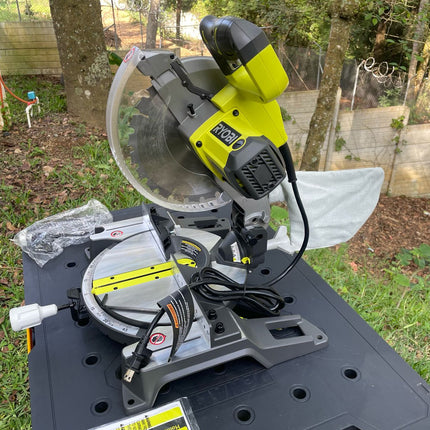 RYOBI Sierra Ingletadora compuesta de 10" con guía LED TS1346