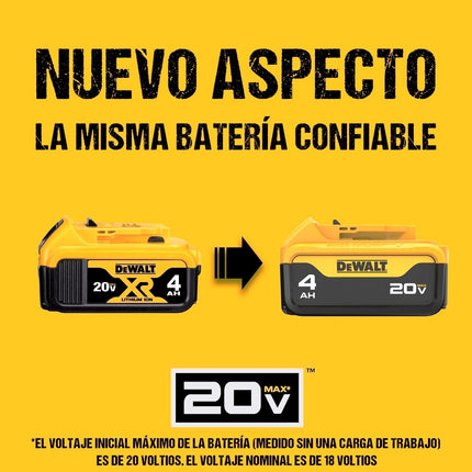 DEWALT Bateria de 20V, 4AH DCB204