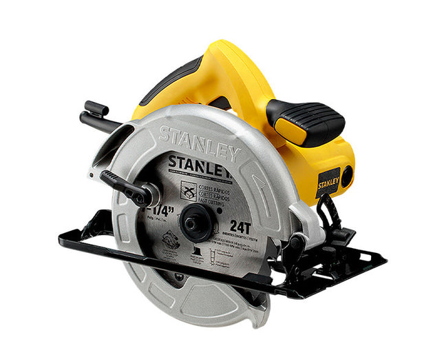 STANLEY Sierra circular de 7-1/4 pulgadas, 1600watts, con Disco de 24 dientes SC16-7757
