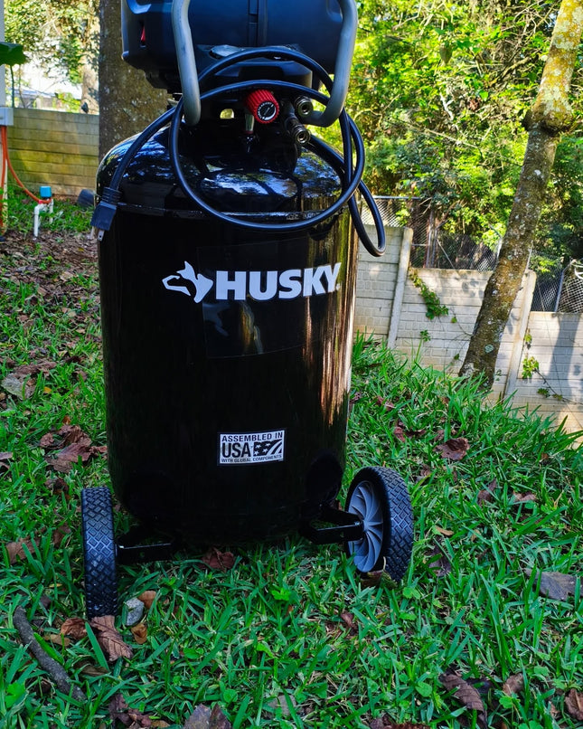 HUSKY Compresor de 30 Galones, 200PSI,  libre de aceite C305H