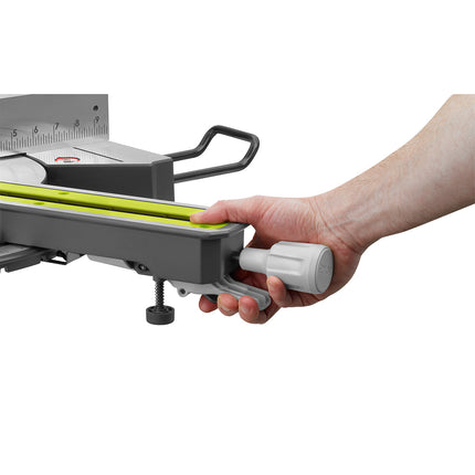 RYOBI Sierra ingletadora deslizante compuesta de 10", 15 Amp. Led indicador de corte TSS103