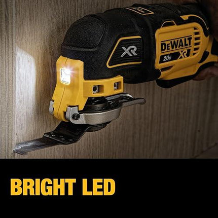 DEWALT MULTIHERRAMIENTA OSCILANTE, 20V MAX, BRUSHLESS DCS354Q1 (1 DCS354 + BATERIA 4AH + CARGADOR DCB115 + BOLSA) RETORNO
