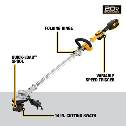 Podadora Inalámbrica Dewalt de 14" DCST922B