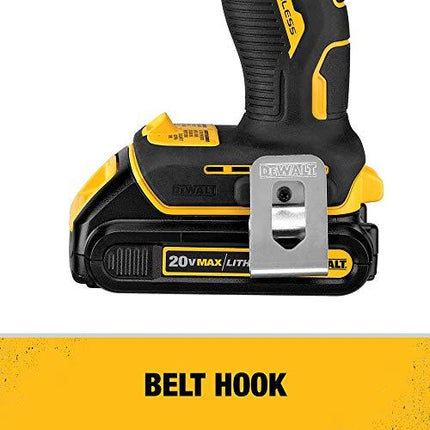 DEWALT Taladro inalámbrico ATOMIC 20v MAX BRUSHLESS de 1/2", 2 velocidades DCD708B SOLO HERRAMIENTA