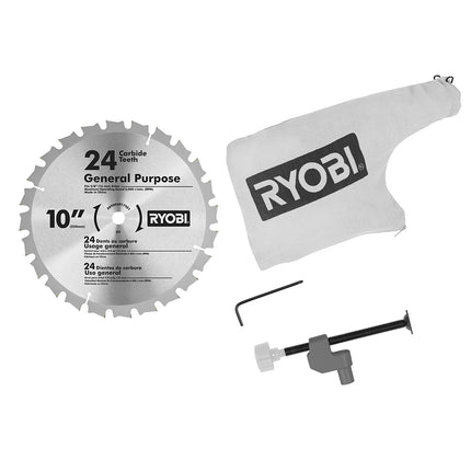 RYOBI Sierra Ingletadora compuesta de 10" con guía LED TS1346