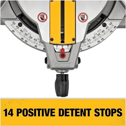 DEWALT Sierra Ingletadora de 10 pulgadas, 15 Amp. 5000RPM, 1600W DWS713
