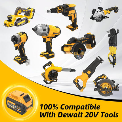 GENERICA  Bateria de 9.0Ah 60/20Volt MAX compatible con DEWALT DCB609