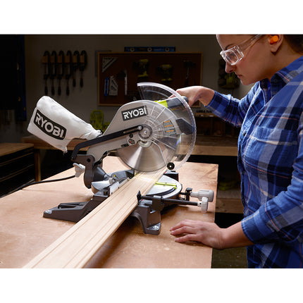 RYOBI Sierra Ingletadora compuesta de 10" con guía LED TS1346