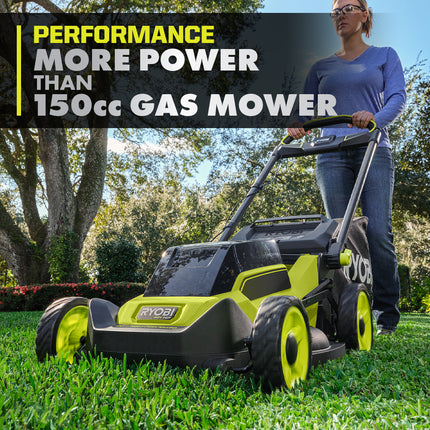 RYOBI Podadora de empuje de 20" Motor Brushless, 40V HP RY401170