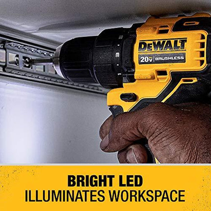 DEWALT Kit de taladro y destornillador de impacto inalámbricos 20V MAX DCK278C2