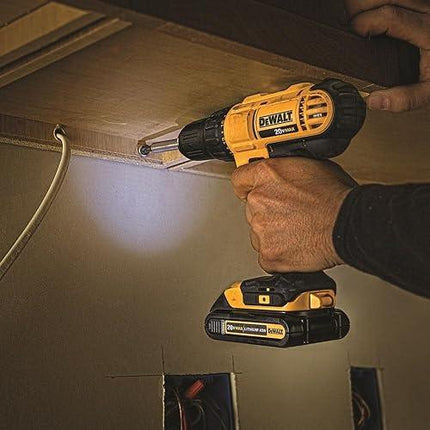 DEWALT Taladro/destornillador inalámbrico 20V MAX 1/2" DCD771C2
