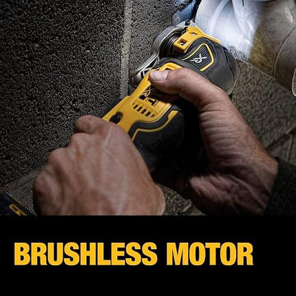 DEWALT MULTIHERRAMIENTA OSCILANTE, 20V MAX, BRUSHLESS DCS354Q1 (1 DCS354 + BATERIA 4AH + CARGADOR DCB115 + BOLSA) RETORNO