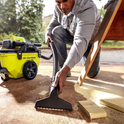RYOBI Aspiradora inalámbrica seco/mojado ONE+ 18V, 6 GALONES P770 (SOLO HERRAMIENTA)