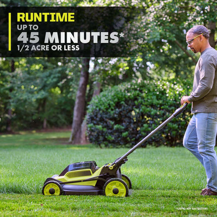 RYOBI Podadora de empuje de 20" Motor Brushless, 40V HP RY401170