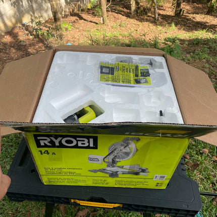 RYOBI Sierra Ingletadora compuesta de 10" con guía LED TS1346