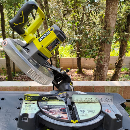 RYOBI Sierra ingletadora 10" 14 Amperios con led  TS1346 (USADA SIN CAJA)