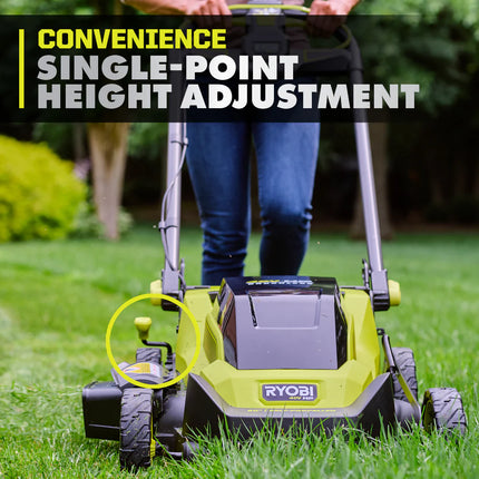 RYOBI Podadora autopropulsada (tracción en ruedas traseras) 40V, Cuchilla 20" RY401180