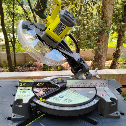 RYOBI Sierra ingletadora 10" 14 Amperios con led  TS1346 (USADA SIN CAJA)