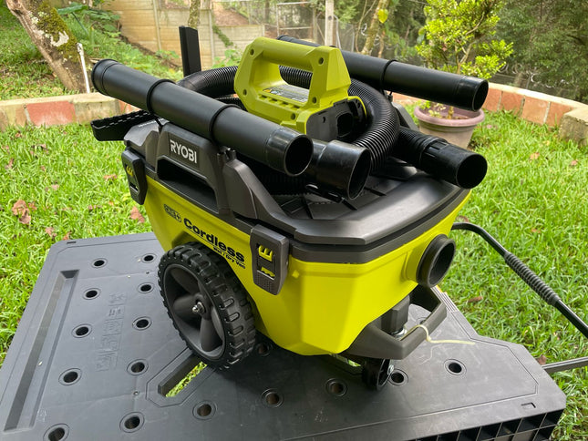 RYOBI Aspiradora inalámbrica 18V ONE+, 6 Galones P770ID SOLO HERRAMIENTA (DE RETORNO FUNCIONANDO, FOTOS REALES)