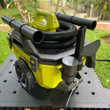 RYOBI Aspiradora inalámbrica 18V ONE+, 6 Galones P770ID SOLO HERRAMIENTA (DE RETORNO FUNCIONANDO, FOTOS REALES)