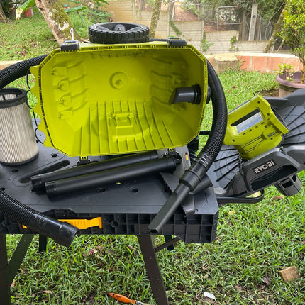 RYOBI Aspiradora inalámbrica 18V ONE+, 6 Galones P770ID SOLO HERRAMIENTA (DE RETORNO FUNCIONANDO, FOTOS REALES)