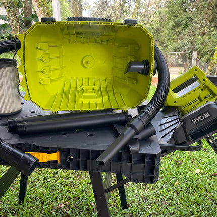 RYOBI Aspiradora inalámbrica 18V ONE+, 6 Galones P770ID SOLO HERRAMIENTA (DE RETORNO FUNCIONANDO, FOTOS REALES)