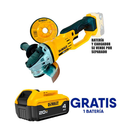 DEWALT  Pulidora inalámbrica de 4 1/2 pulgadas, 20V MAX DCG412B