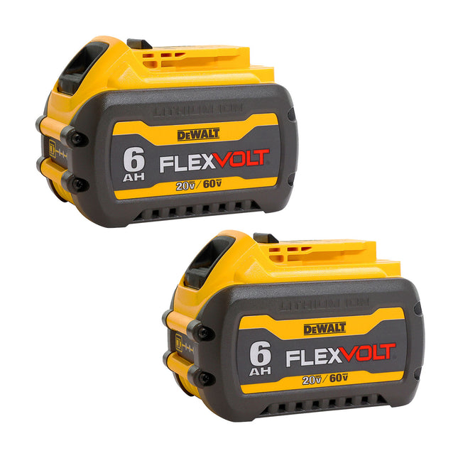 DEWALT Bateria FLEXVOLT 20V/60V 6AH original DCB606 COMBO 2 BATERIAS