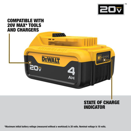DEWALT Bateria de 20V, 4AH DCB204